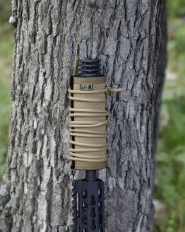 Full Auto High Temp Sub-Tac ALPHA Suppressor Cover 5 inch Brown FDE